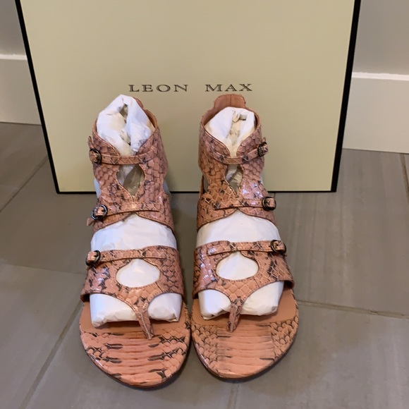 NWT Leon Max Villa2 Gladiator Sandals- Size 8.5 - Picture 3 of 5